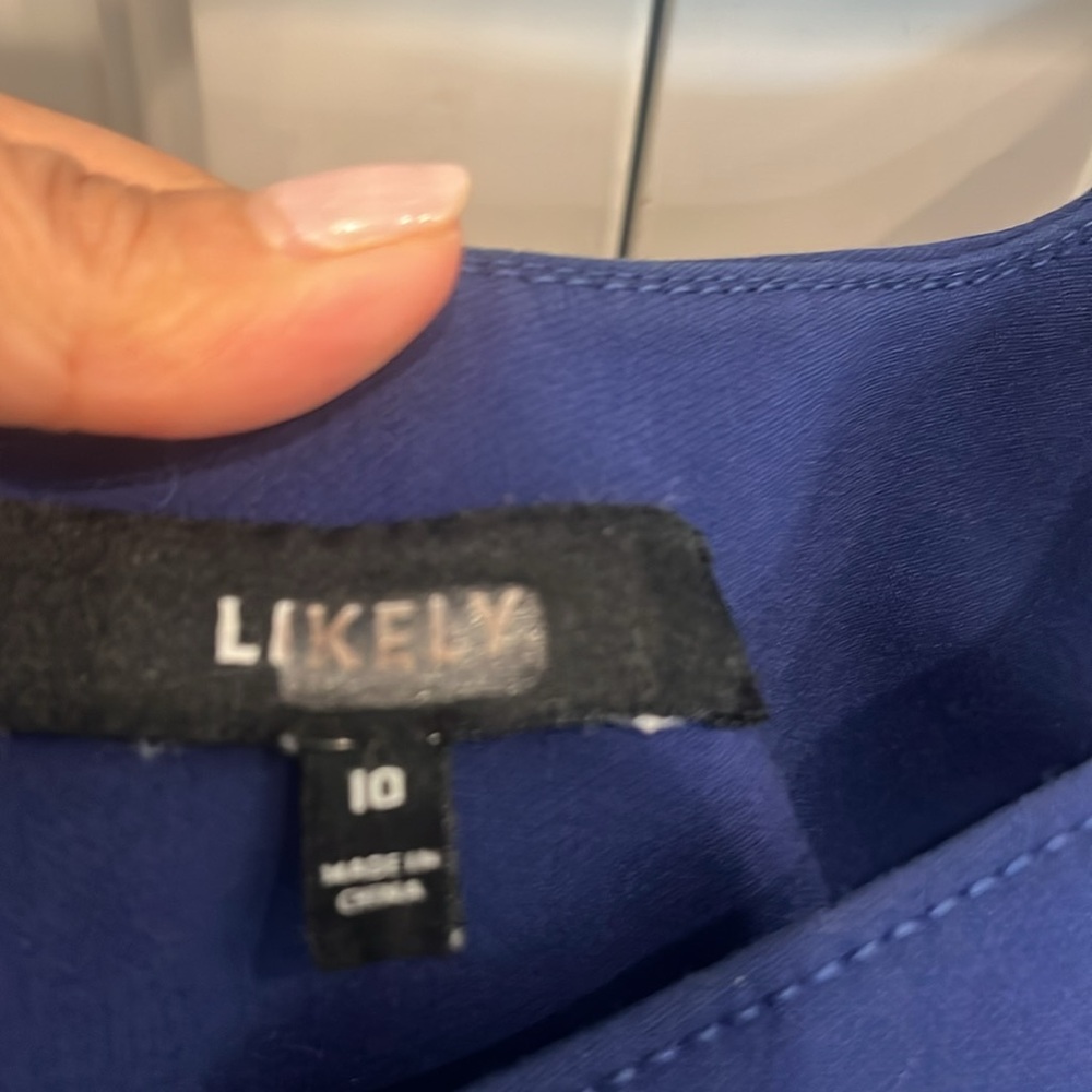 Likely Blue Cut out Gown - Picture 5 of 10